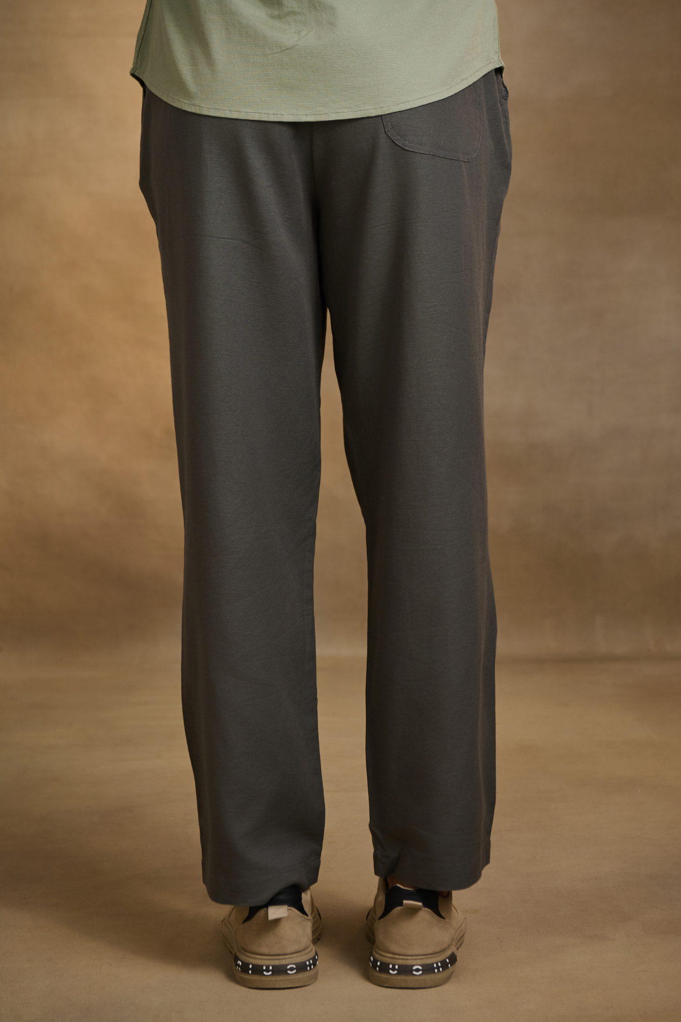 Mens Relaxed Fit Trousers/Baggy Pant - Grey