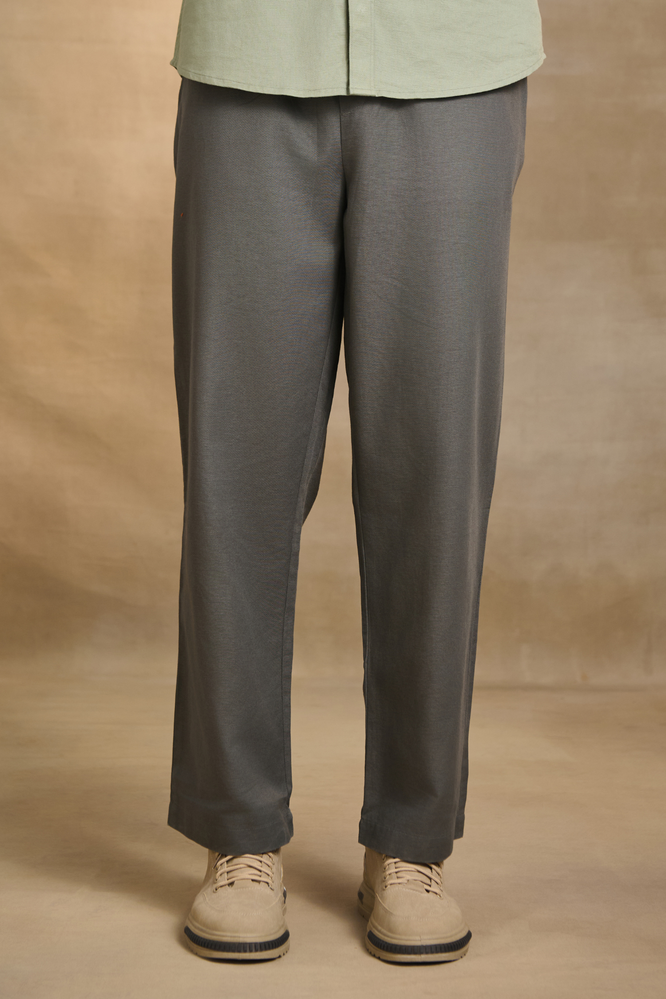 Mens Relaxed Fit Trousers/Baggy Pant - Grey