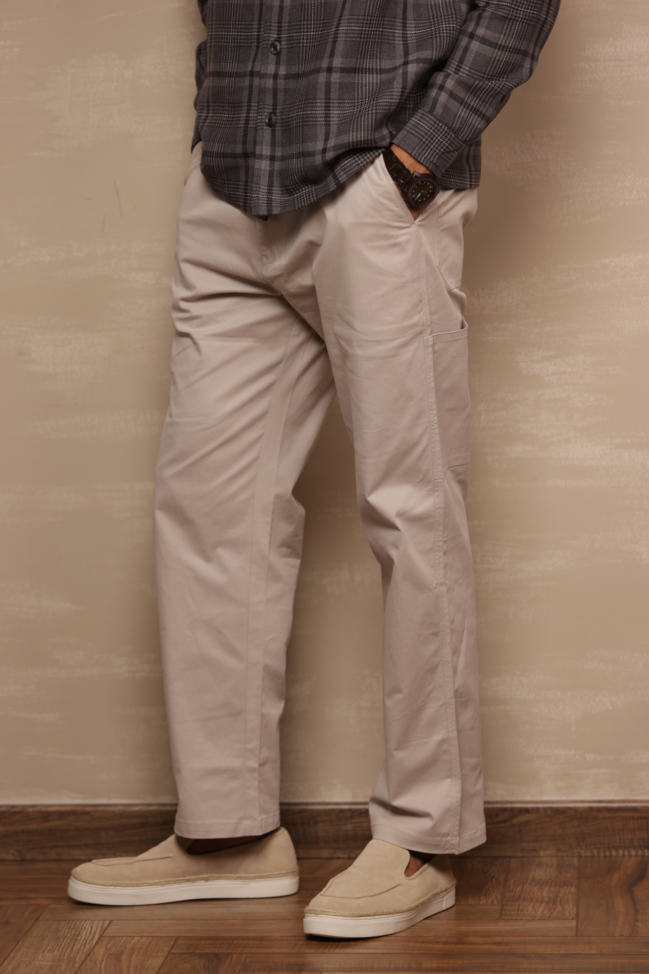 Relaxed Fit Chinos Cream