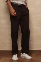 Relaxed Fit Chinos Dark Brown