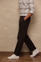 Relaxed Fit Chinos Dark Brown