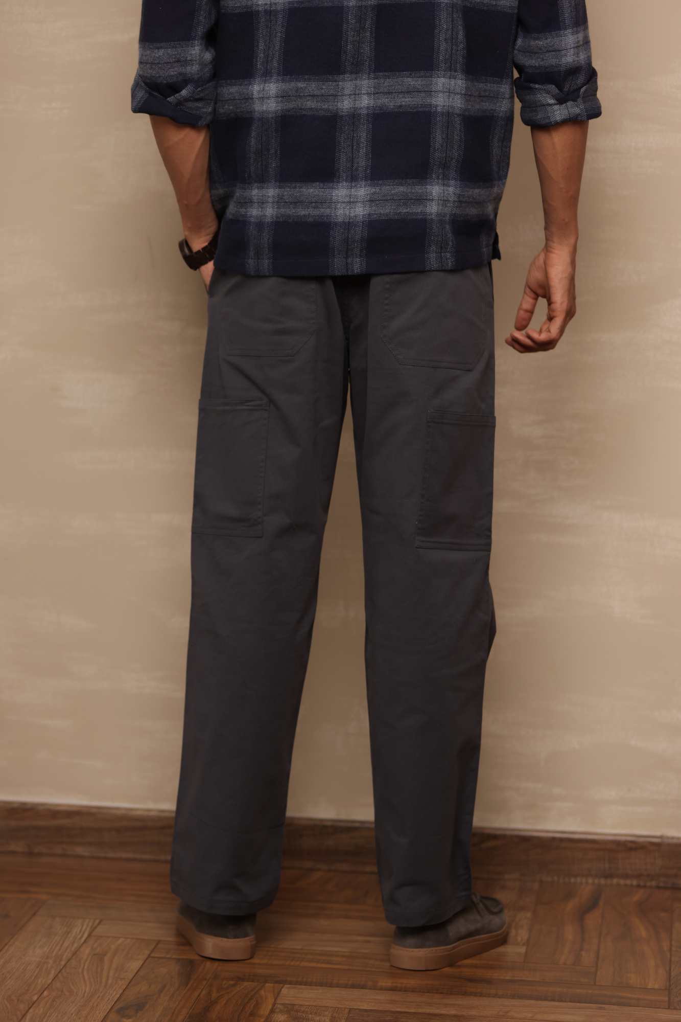 Relaxed Fit Chinos Dark Grey