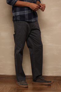Relaxed Fit Chinos Dark Grey
