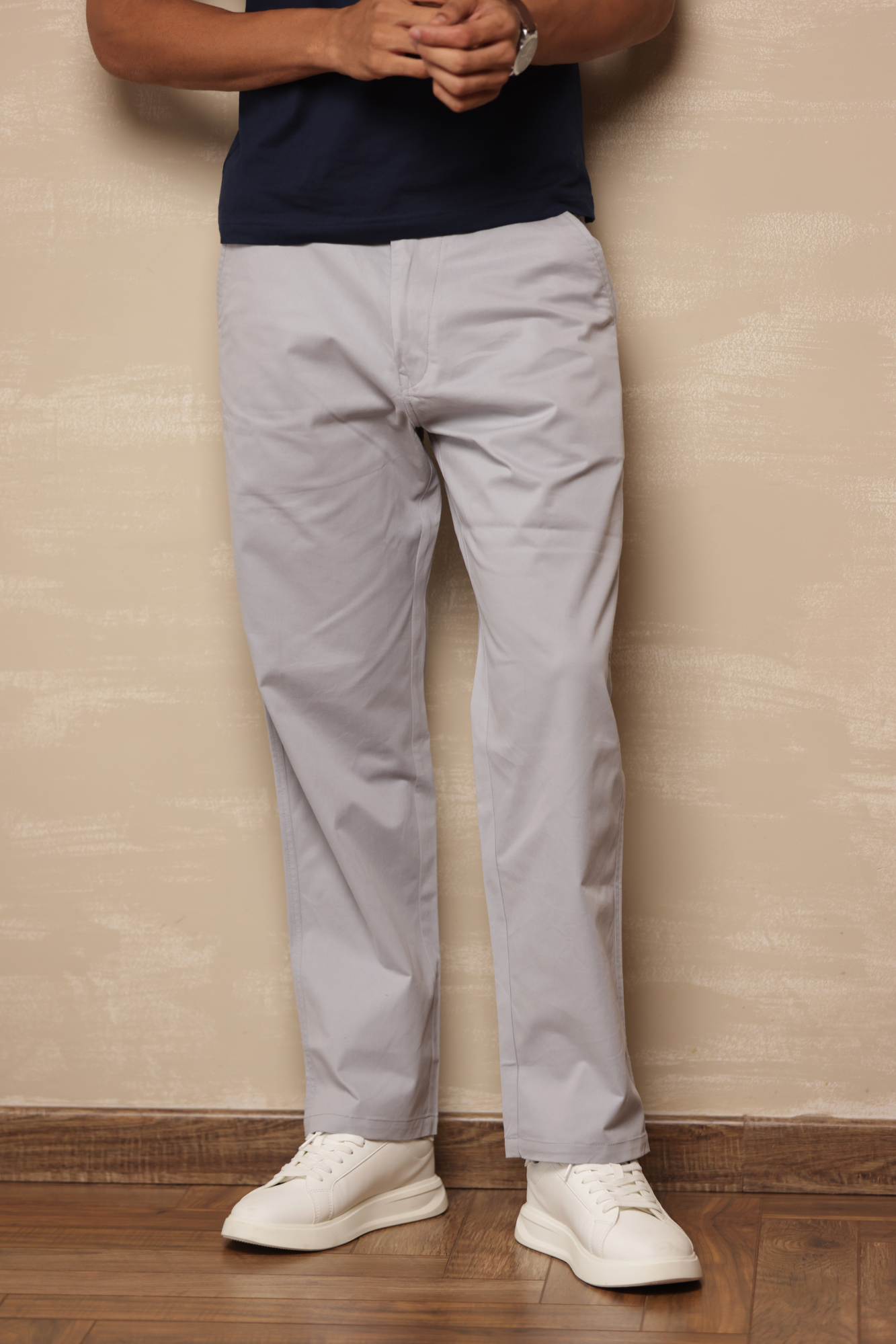 Classic Regular Fit Cargo Back Pocket Light Blue