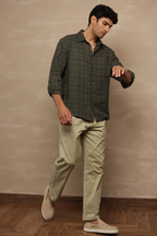 Relaxed Fit Chinos Light Green