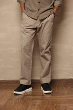 Relaxed Fit Chinos Light Grey