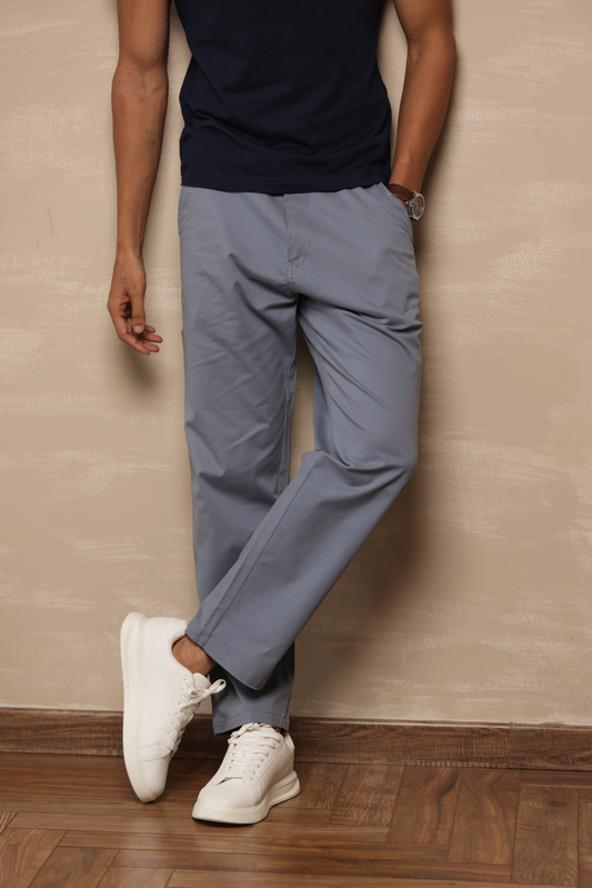 Classic Regular Fit Cargo Back Pocket Sky Blue