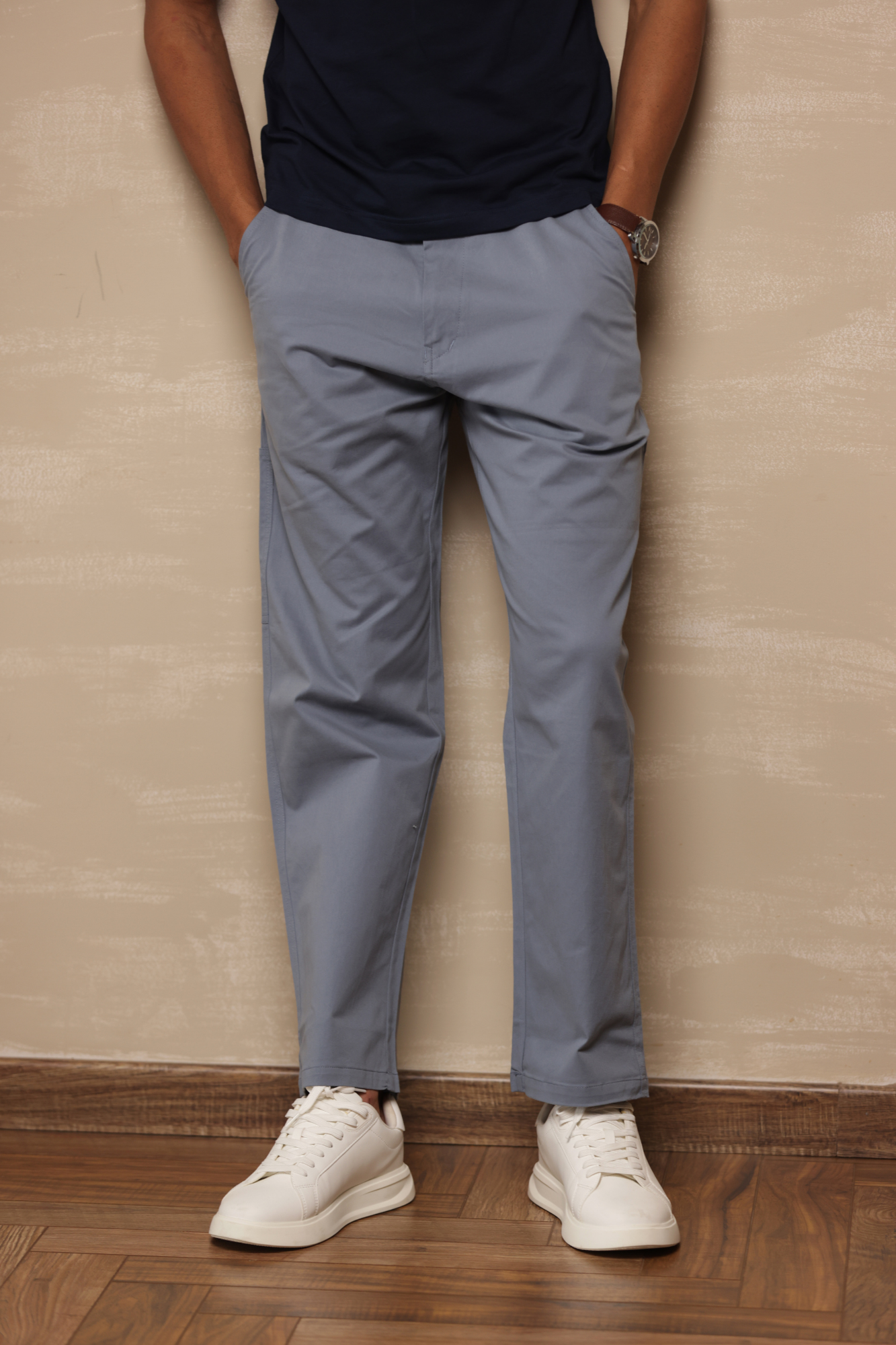 Classic Regular Fit Cargo Back Pocket Sky Blue