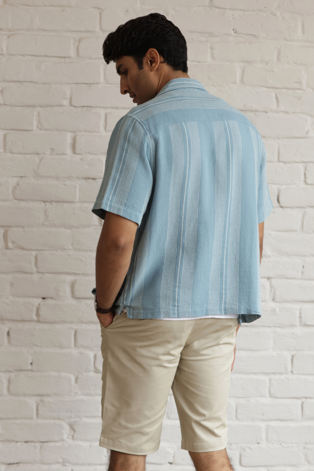 Boxy Cuban Collar Shirt