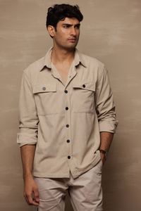 Oversized Heavy Cord Shirt