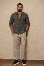 Oversized Heavy Cord Shirt