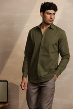 Essential Plain Premium Cotton Shirt Combo Pack of 3