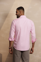 Essential Plain Premium Cotton Shirt - Pink