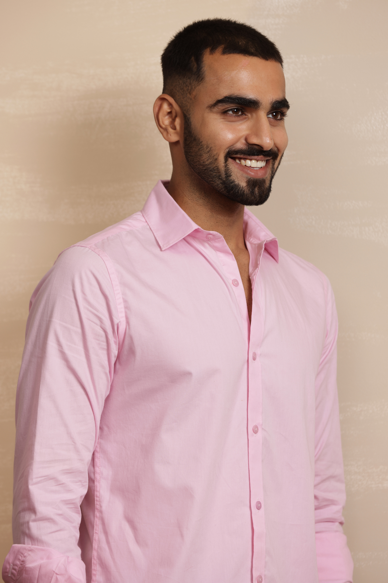 Essential Plain Premium Cotton Shirt - Pink