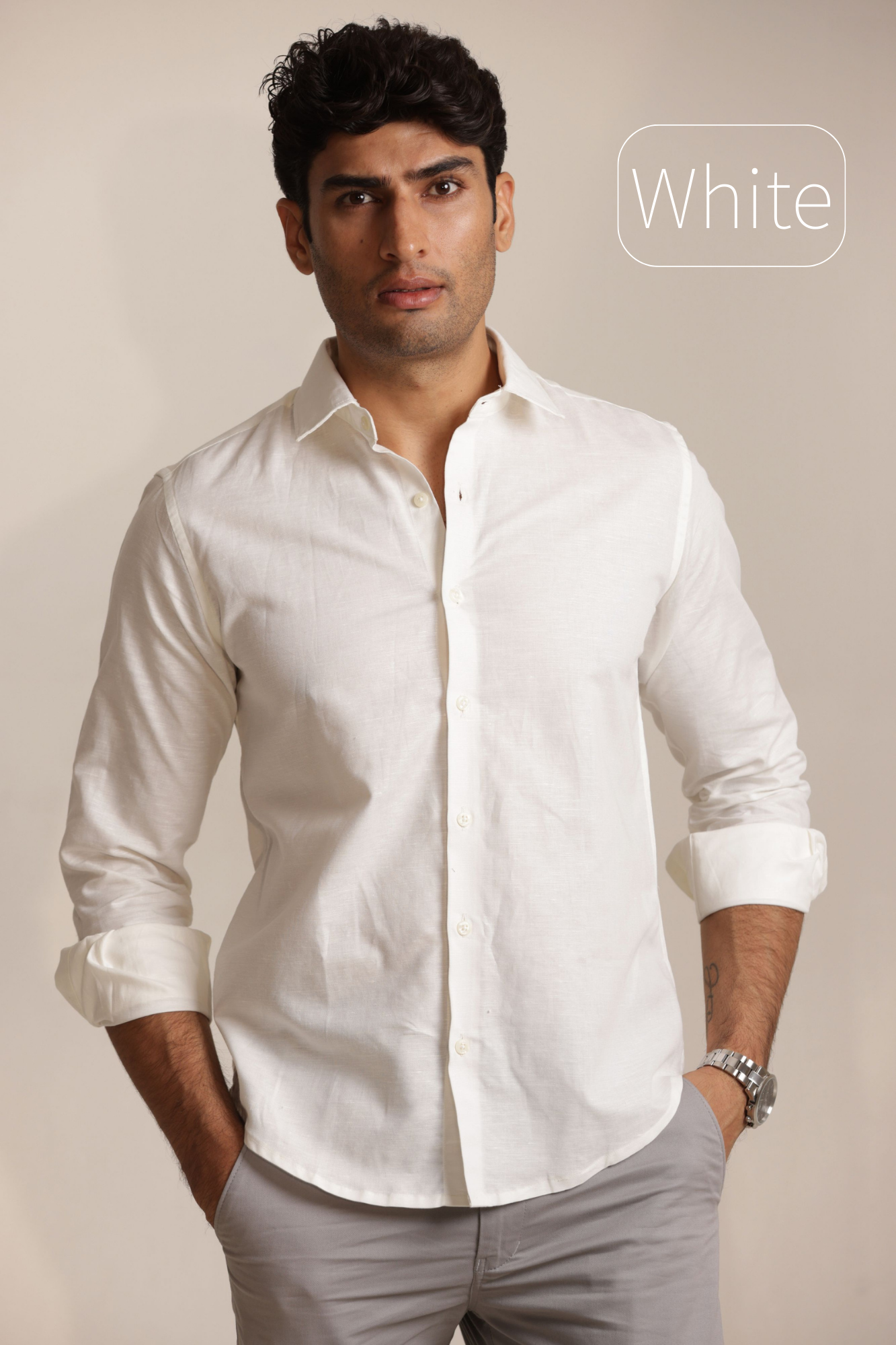 Essential Linen Cotton Blend Shirt Combo Buy Any 3