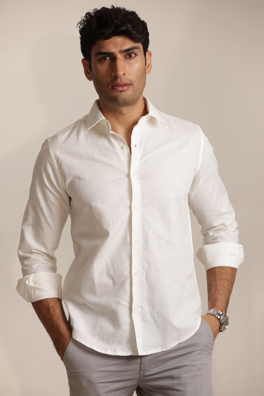 Essential Linen Cotton Blend Shirt