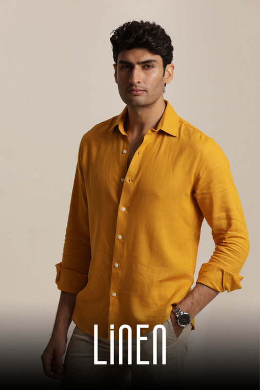 Essential Linen Cotton Blend Shirt Combo