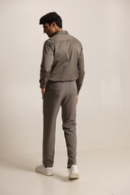 Essential Satin Shirt - Brown