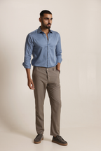 Essential Satin Shirt - Stone Blue
