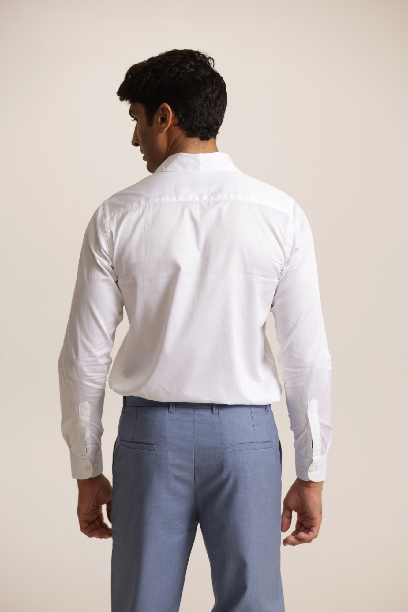Essential Satin Shirt - White