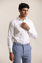 Essential Satin Shirt - White