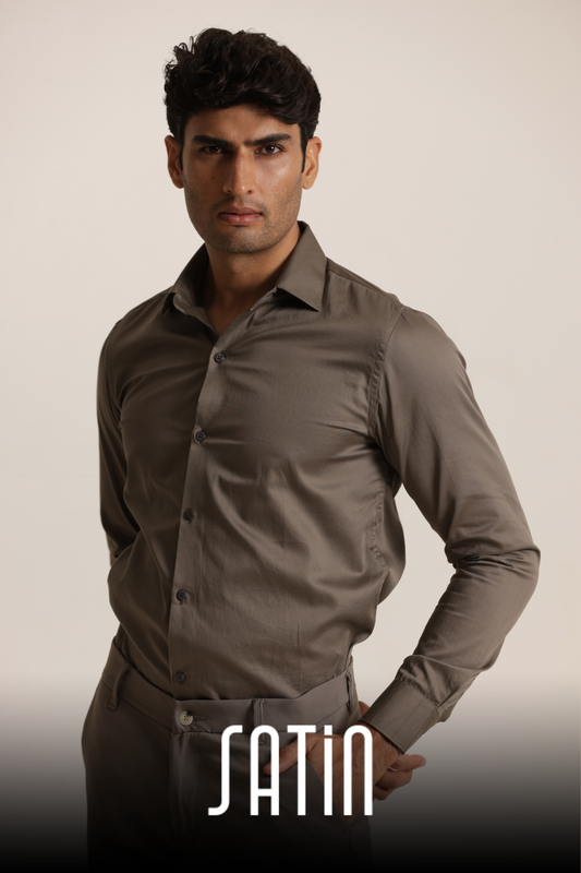 Essential Satin Shirt Combo