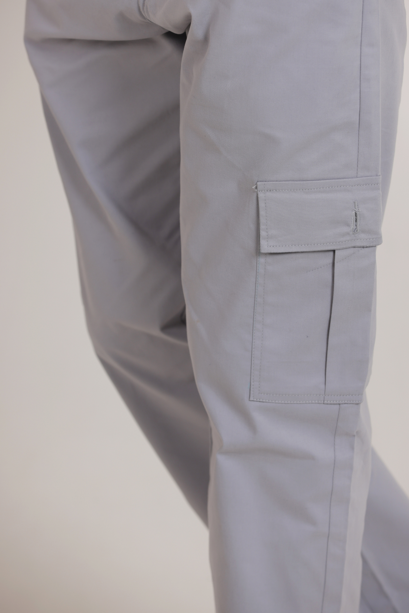 Classic Regular Fit Cargo Side Pocket Light Blue