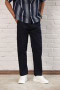 Classic Regular Fit Cargo Side Pocket Navy Blue