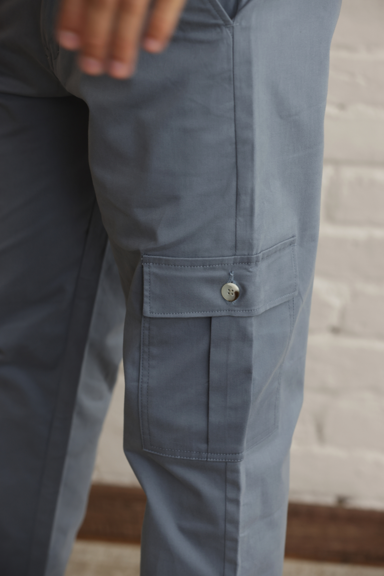 Classic Regular Fit Cargo Side Pocket Sky Blue