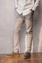Classic Slim Fit Chinos Trouser Grey