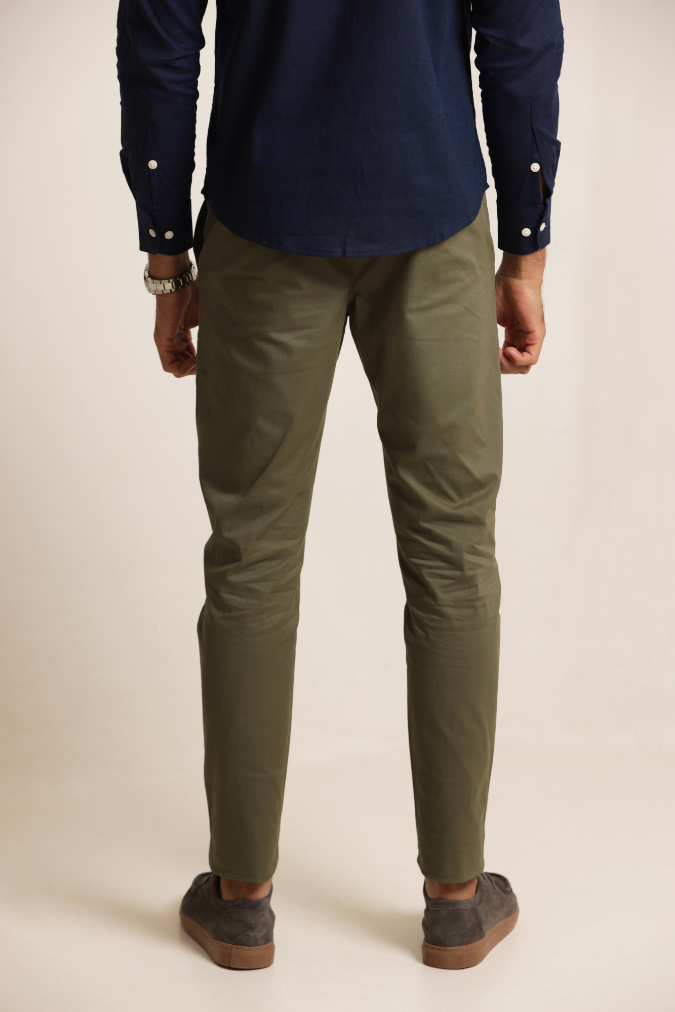 Classic Slim Fit Chinos Trouser Khaki