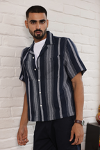 Boxy Cuban Collar Shirt