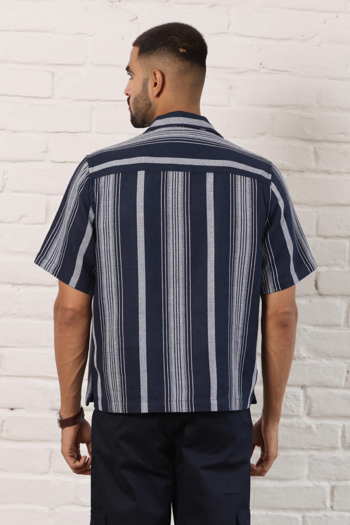 Boxy Cuban Collar Shirt