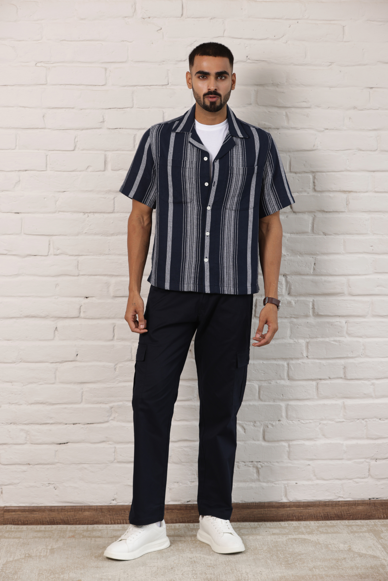 Boxy Cuban Collar Shirt