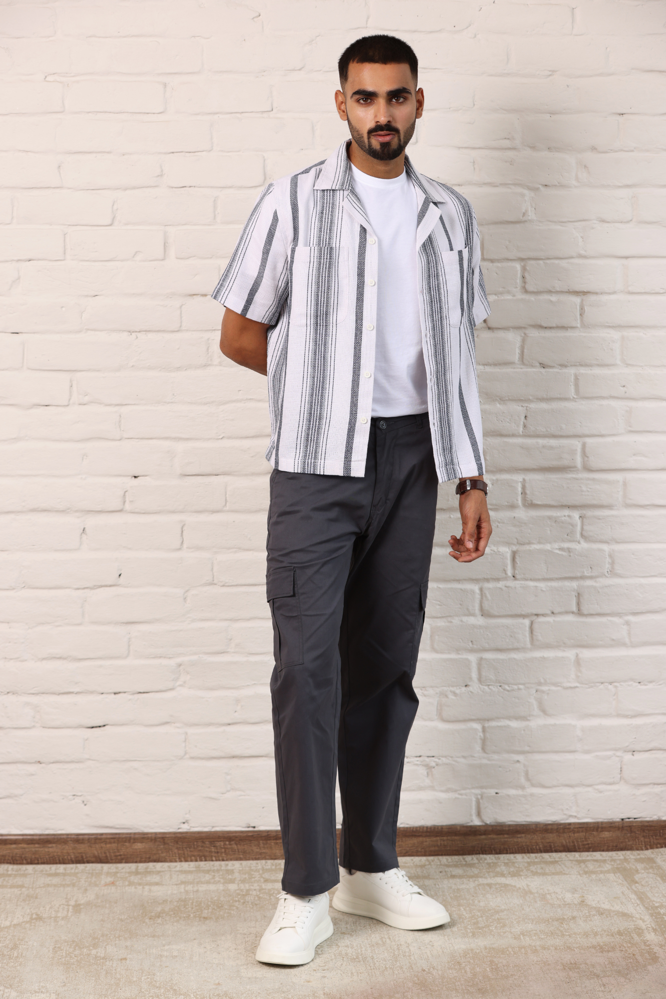 Boxy Cuban Collar Shirt